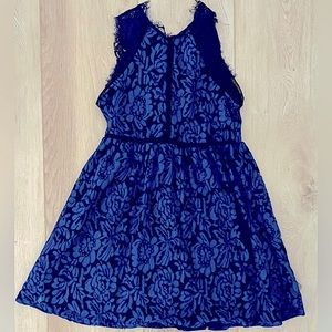 TRIXXI Girl- Embroidered Lace Fit & Flare Youth Dress
size 12